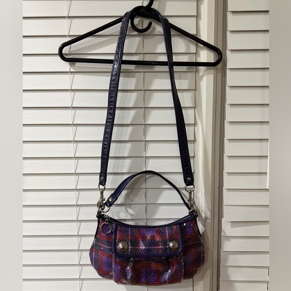 Coach Poppy Tartan Groovy Shoulder Bag! So Cute & Dainty! Definitely Must Buy ๐ - Picture 2 of 11